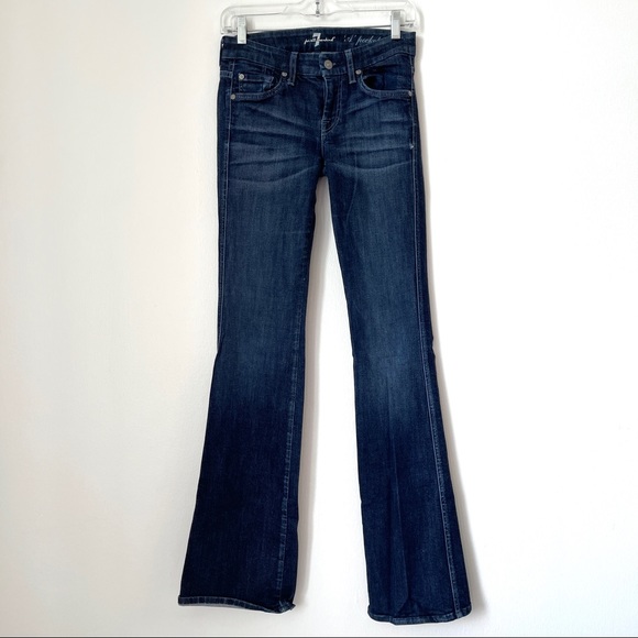 7 For All Mankind Denim - 7 FAM low waist A pocket boot cut jeans sz 25 (U1184)